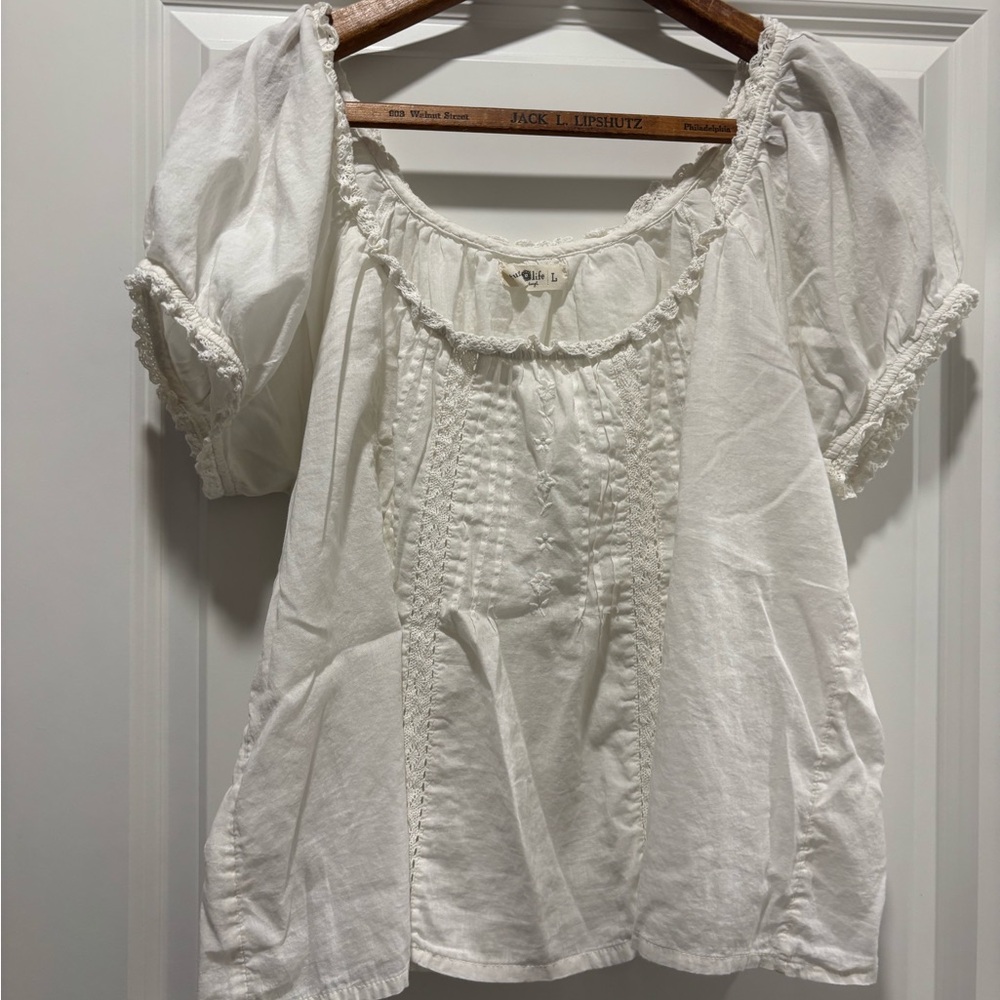 Natural Life peasant top